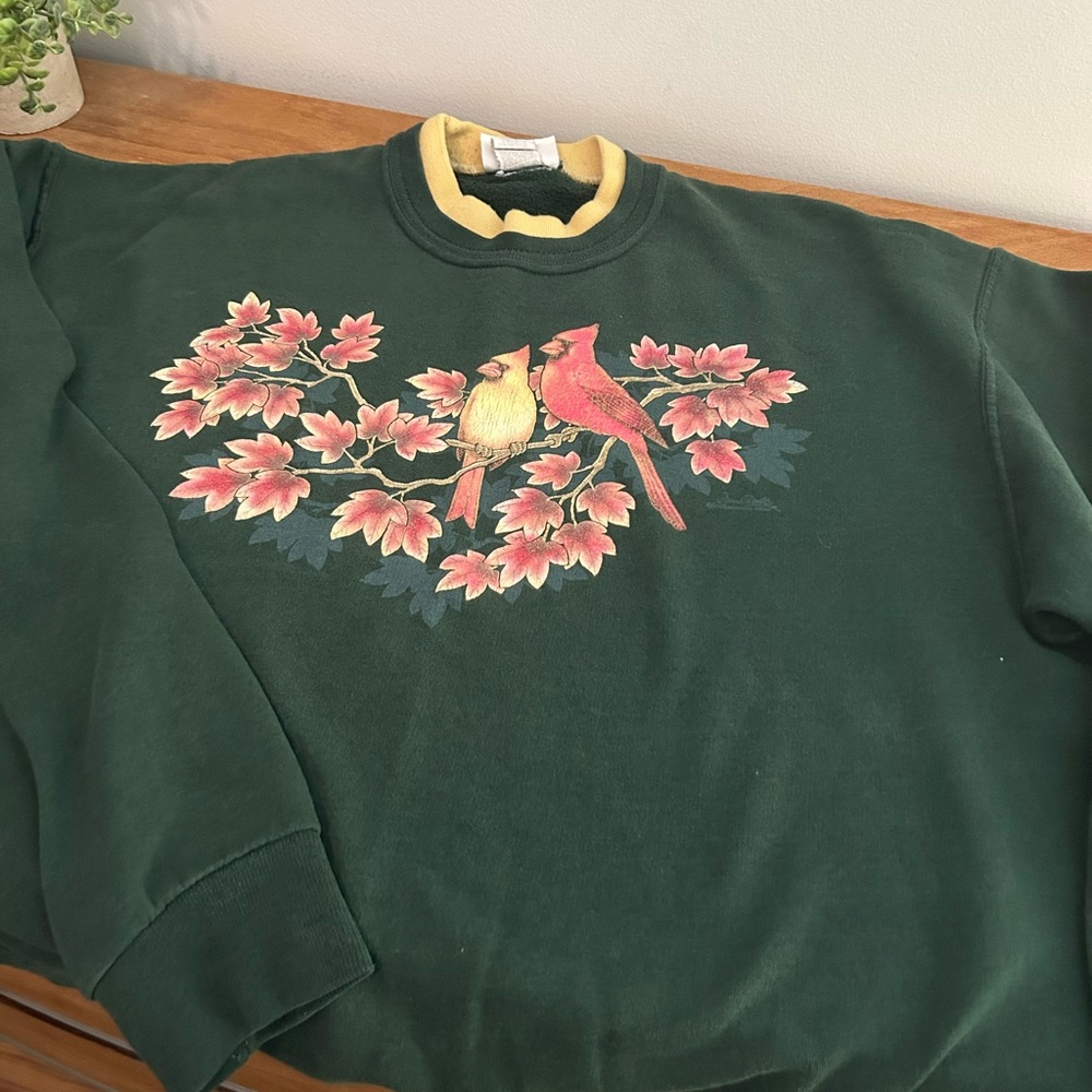 Morning Sun Cardinal Sweatshirt— size large